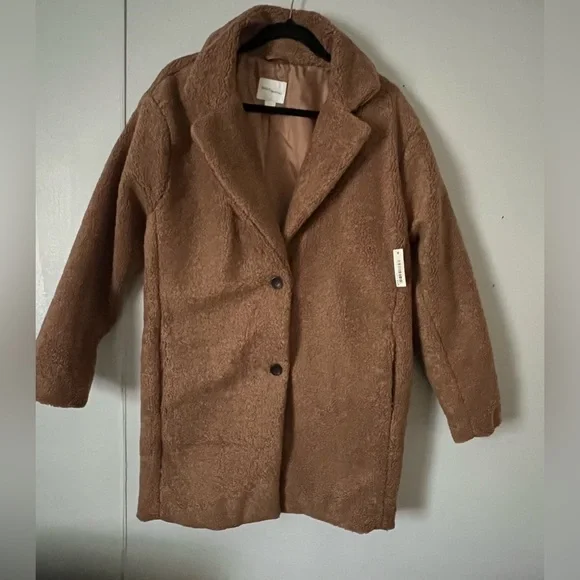 Daily Ritual Brown Teddy Jacket - Picture 2 of 8